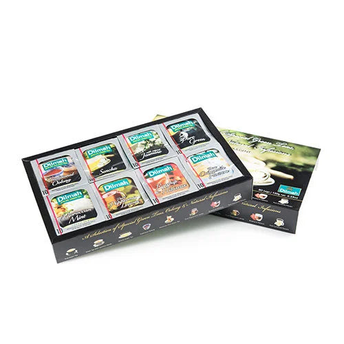 Gift of Green – A Selection of Green Teas, Oolong and Infusions 80 Individually Wrapped Tea Bags