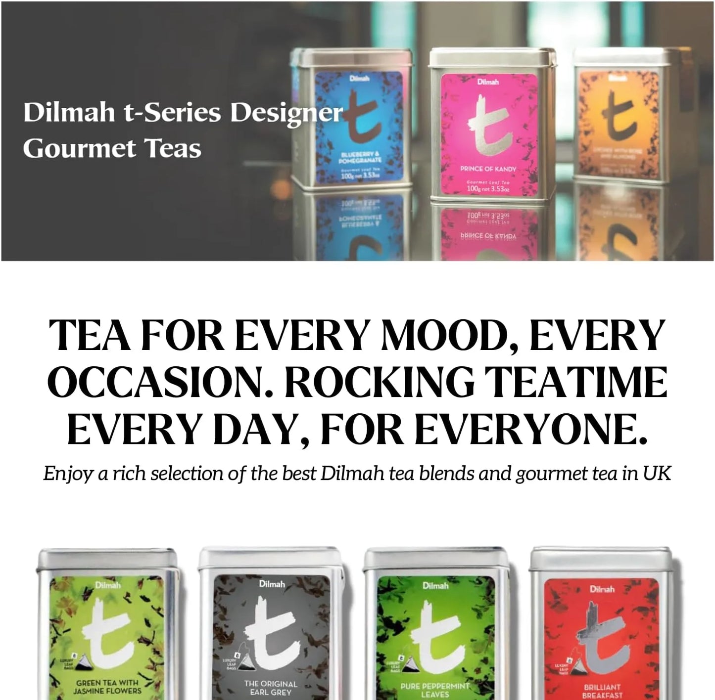Tea is the Colour of Life – A Collection of t-Series Teas - 35 Individually Wrapped Tea Bags