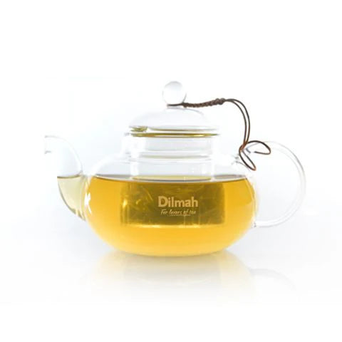 Dilmah Endane Traditional Glass Tea Pot with Glass Strainer (600ml)