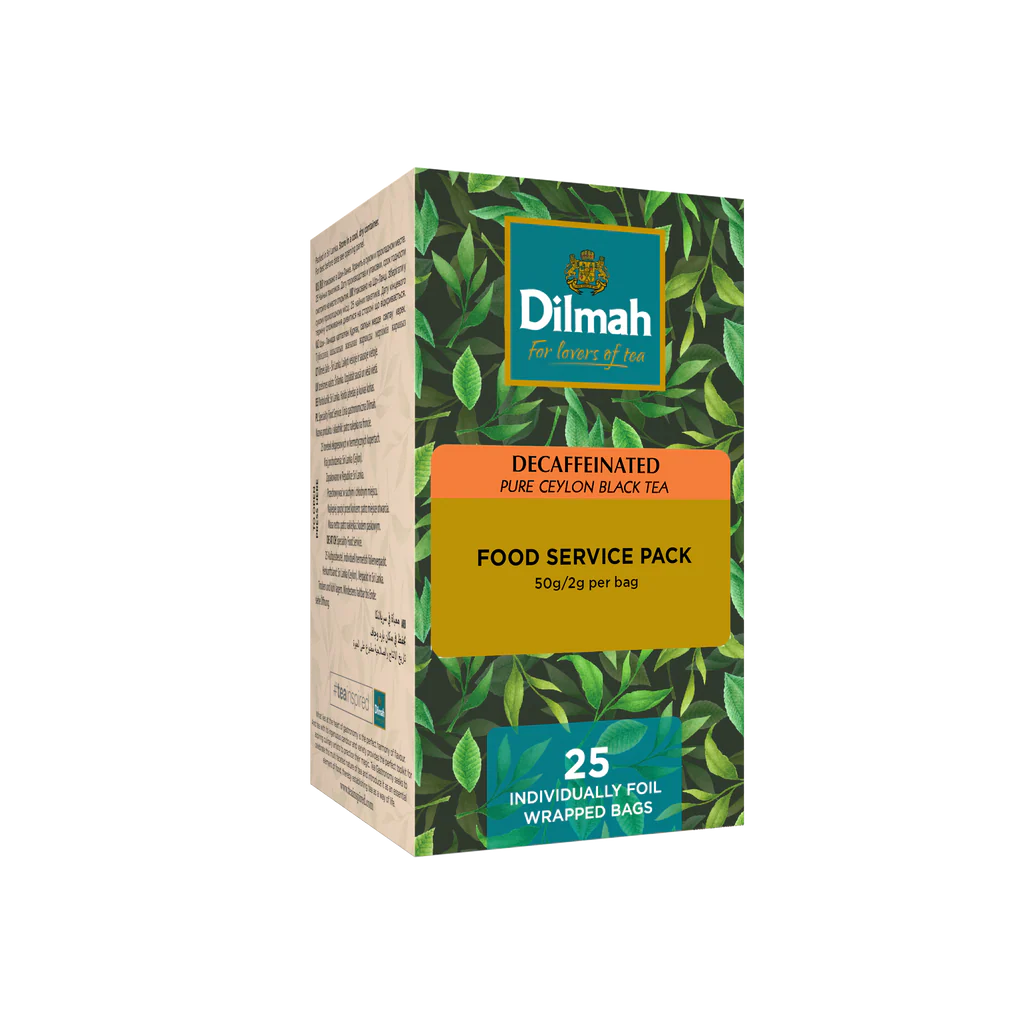 Dilmah Premium Decaffeinated Tea – 25 teabags (per pack)