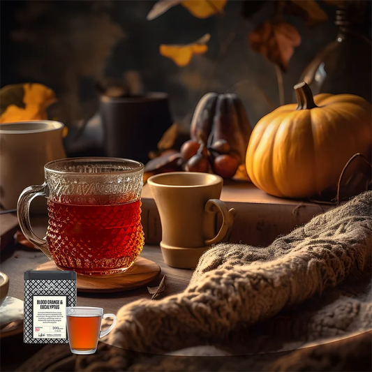 Dilmah Silver Jubilee Gourmet Blood Orange & Eucalyptus Tea – 200g tin caddy