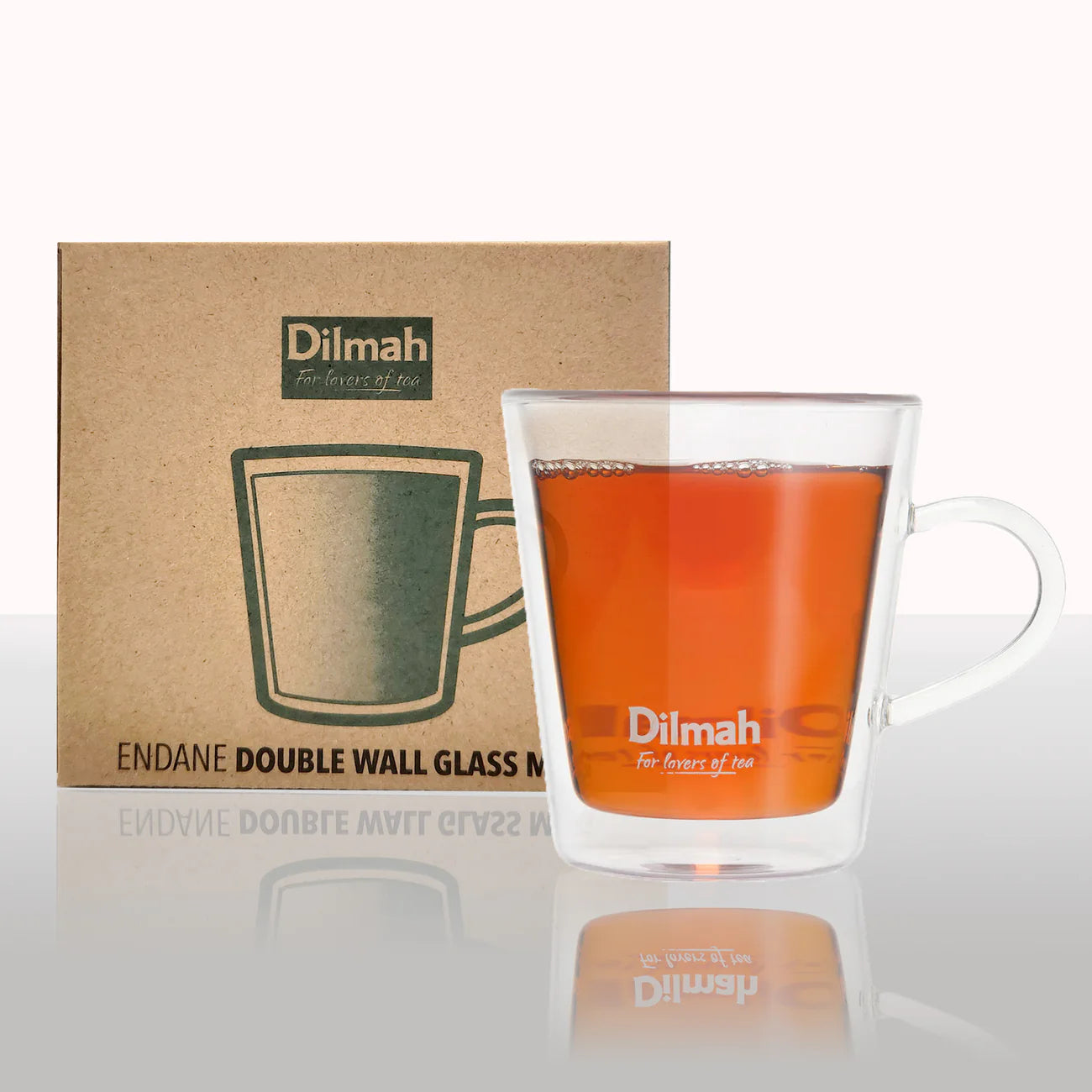 Dilmah Endane Double Wall Glass Mug (180ml)