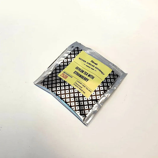 Dilmah Silver Jubilee Gourmet Ceylon Tea With Strawberry - 50 Sachets