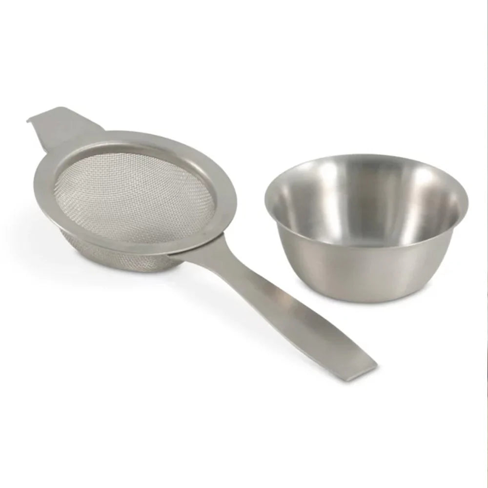 Camellia Leaf Tea Strainer with Holder