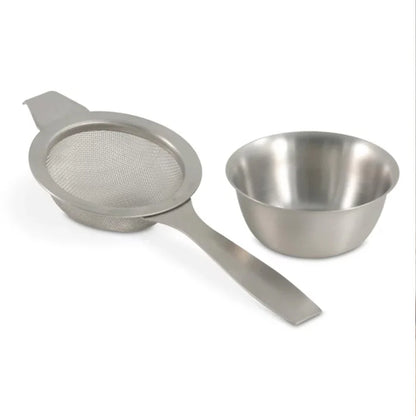 Camellia Leaf Tea Strainer with Holder