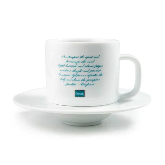 Dilmah Craighead Mug and Saucer - White (250ml)