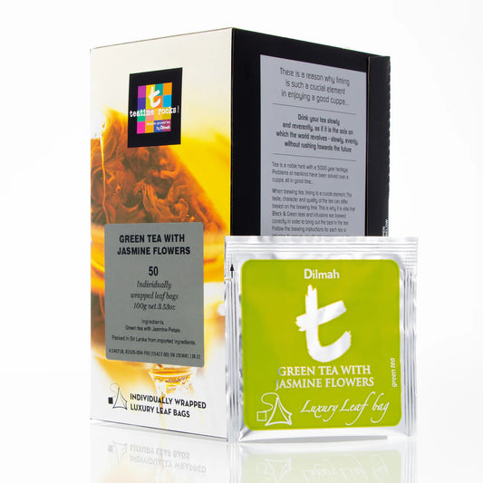 Dilmah t-series Green Tea with Jasmine Flowers 50 teabags