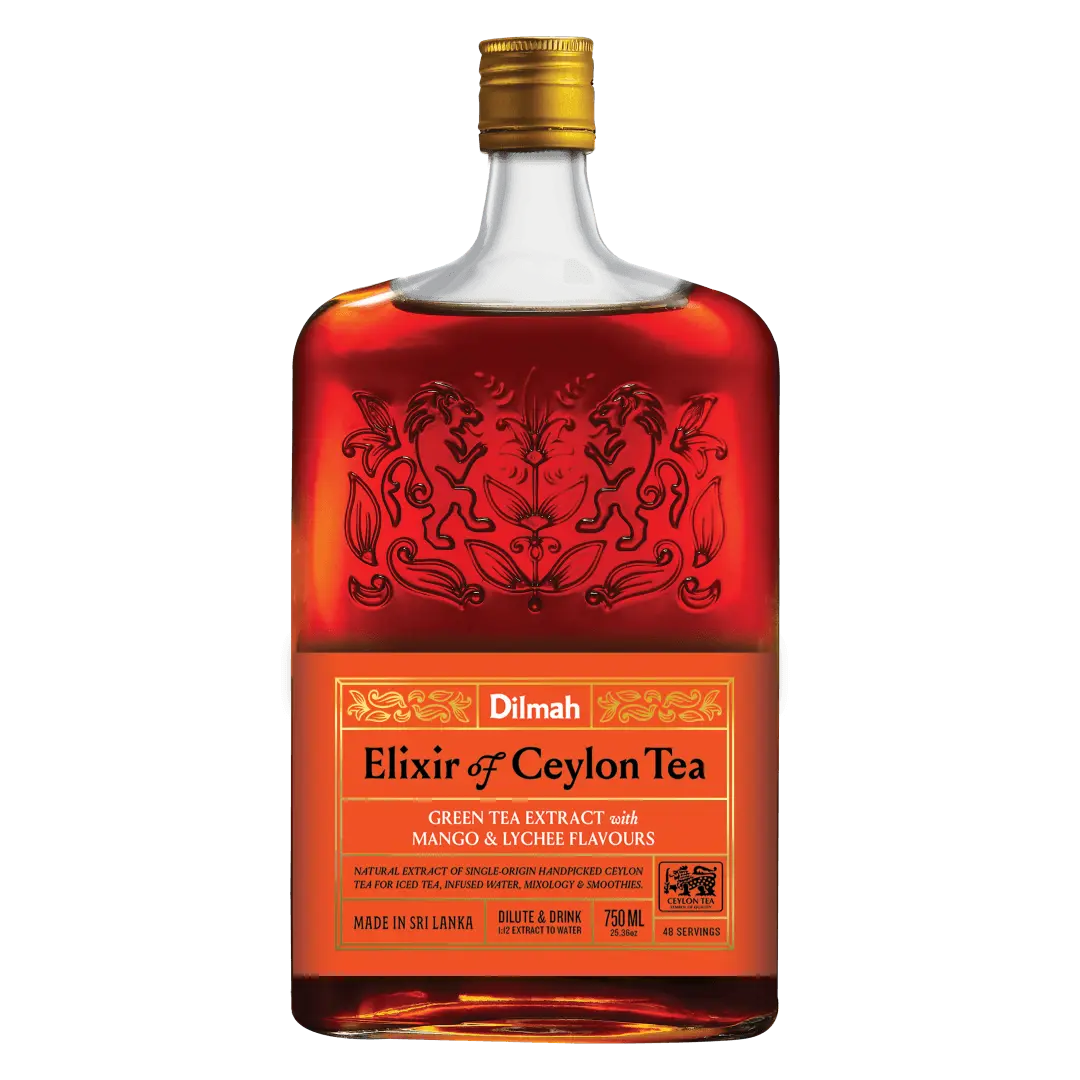 Dilmah Elixir of Ceylon Green Tea with Mango & Lychee 750mL