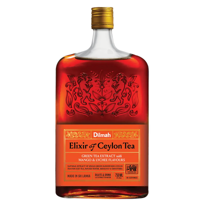 Dilmah Elixir of Ceylon Green Tea with Mango & Lychee 750mL