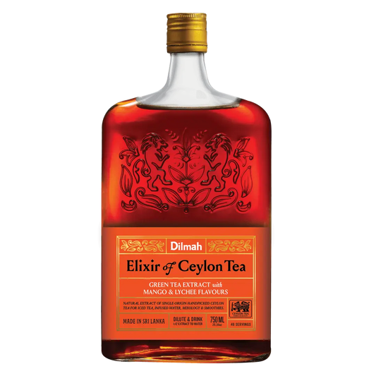 Dilmah Elixir of Ceylon Green Tea with Mango & Lychee 750mL
