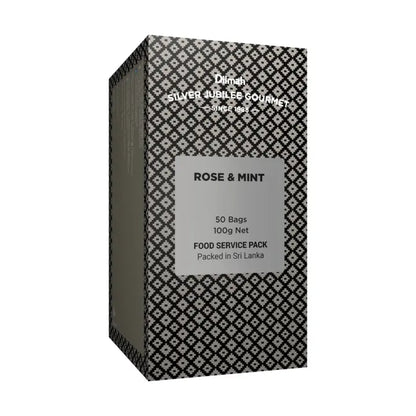 Dilmah Silver Jubilee Gourmet Rose & Mint Tea - 50 Sachets