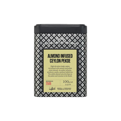 Dilmah Silver Jubilee Gourmet Almond Infused Ceylon Pekoe – 100g tin caddy