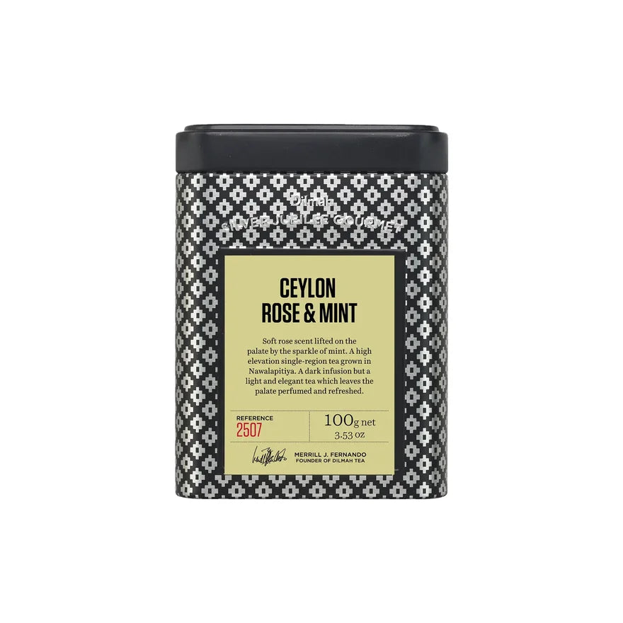 Dilmah Silver Jubilee Gourmet Rose & Mint Tea