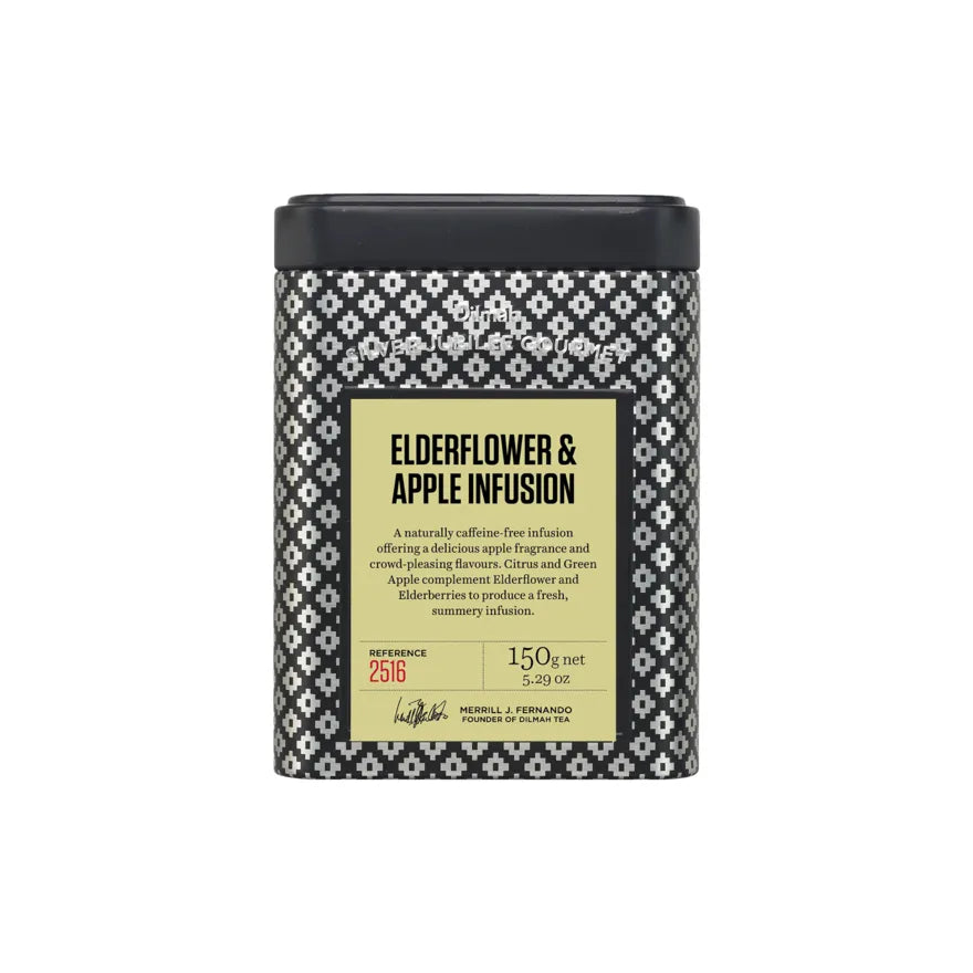 Dilmah Silver Jubilee Gourmet Elderflower & Apple Infusion Tea – Loose Tea
