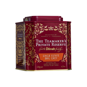 Dilmah The Teamaker's Private Reserve Single Estate Earl Grey Ceylon Black Tea Caddy-120g Loose Leaf