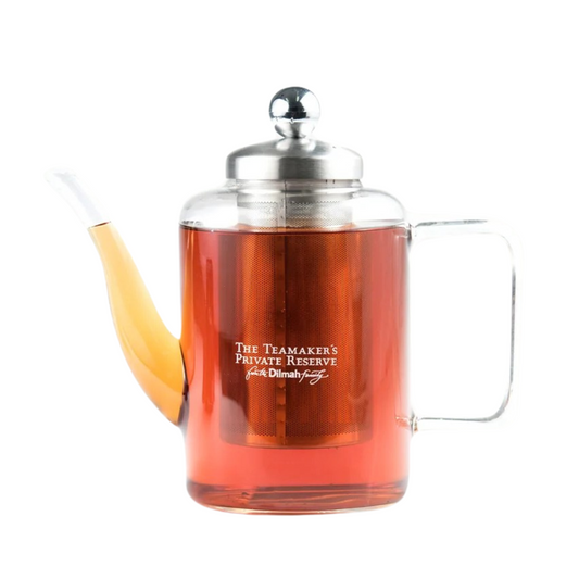 Dilmah Teamaker's Private Reserve Glass Tea Pot with Strainer