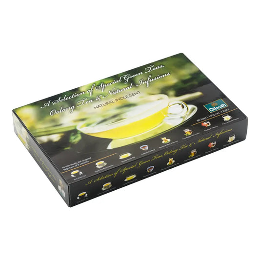 Gift of Green – A Selection of Green Teas, Oolong and Infusions 80 Individually Wrapped Tea Bags