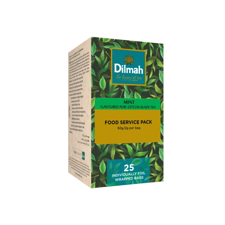 Dilmah Premium Mint Ceylon Black Tea - 25 Teabags (per pack)