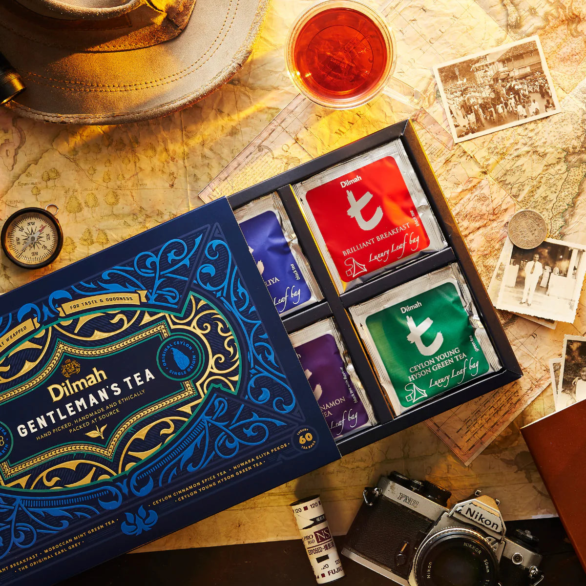Gentleman’s Tea Variety Gift Pack - 60 Individually Wrapped Tea Bags