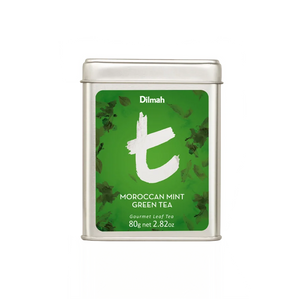 Dilmah t-Series Moroccan Mint Green Tea Tin Caddy 80g