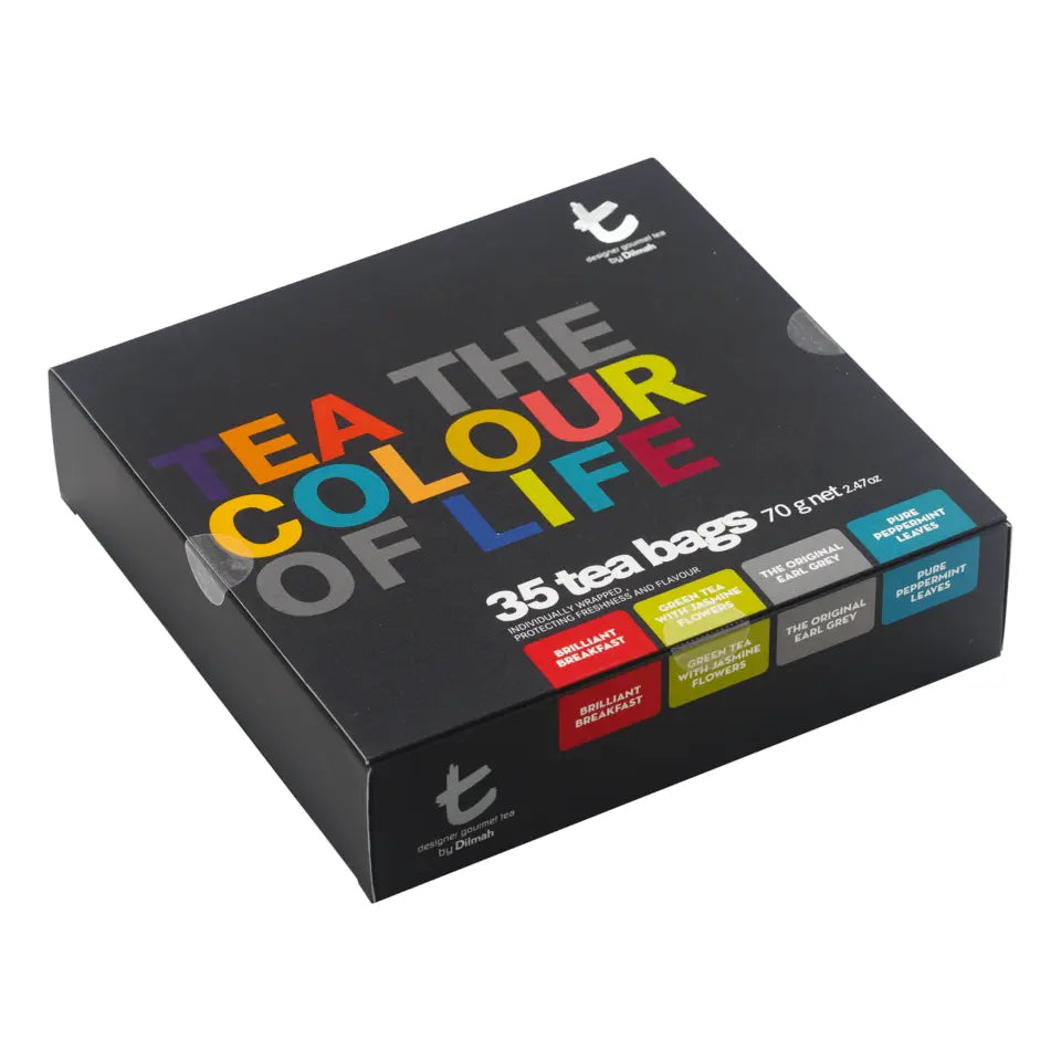 Tea is the Colour of Life – A Collection of t-Series Teas - 35 Individually Wrapped Tea Bags